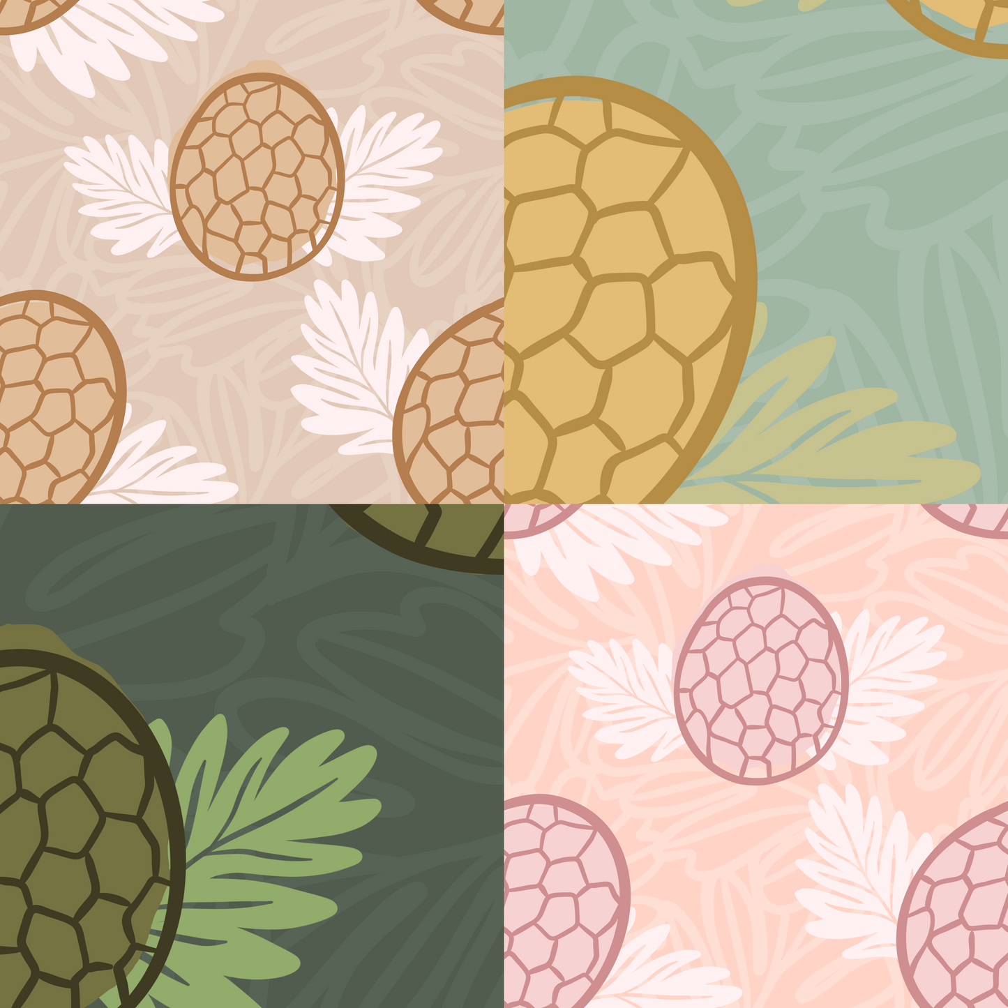 Playful Ulu Repeat Surface Pattern