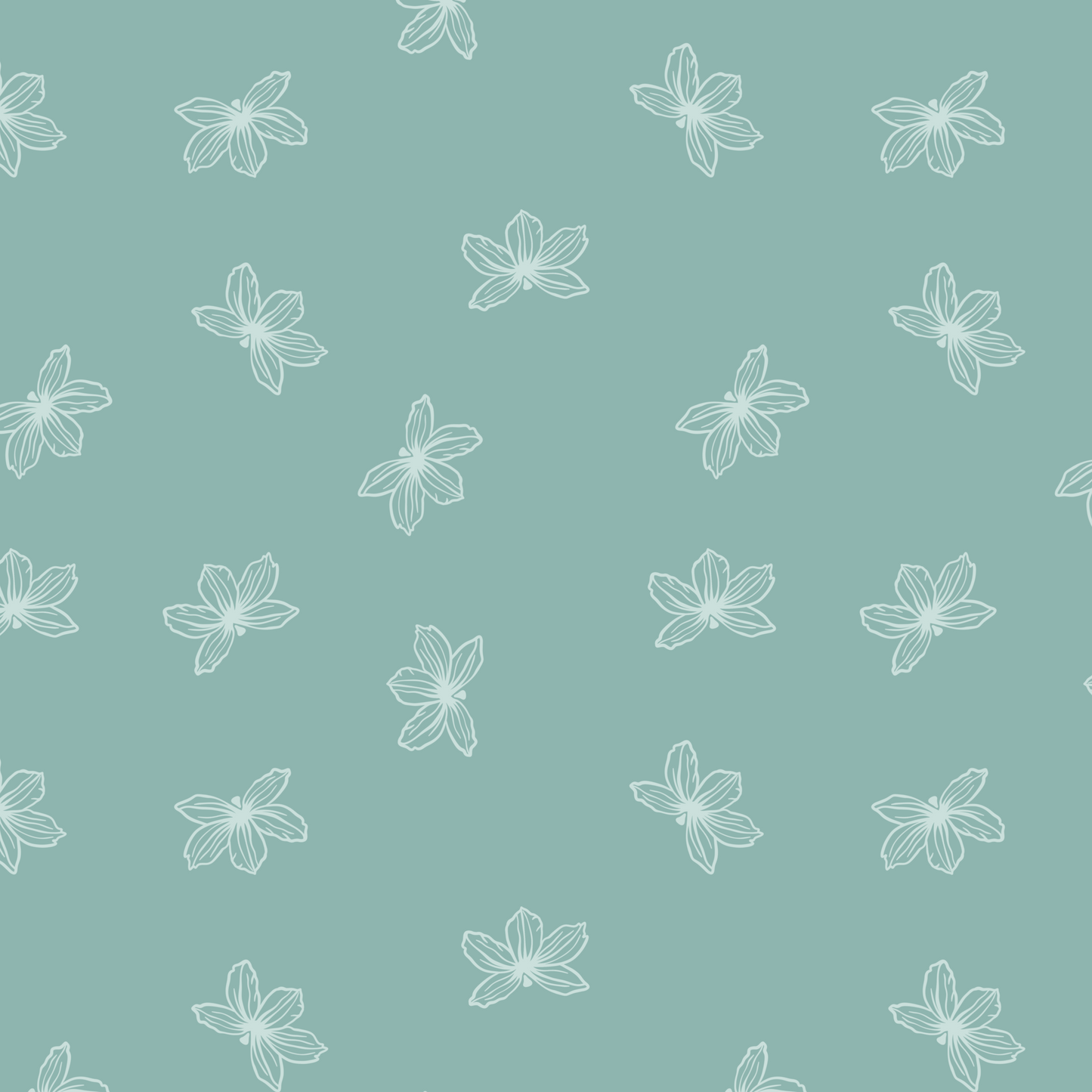 Mini Naupaka Repeat Surface Pattern