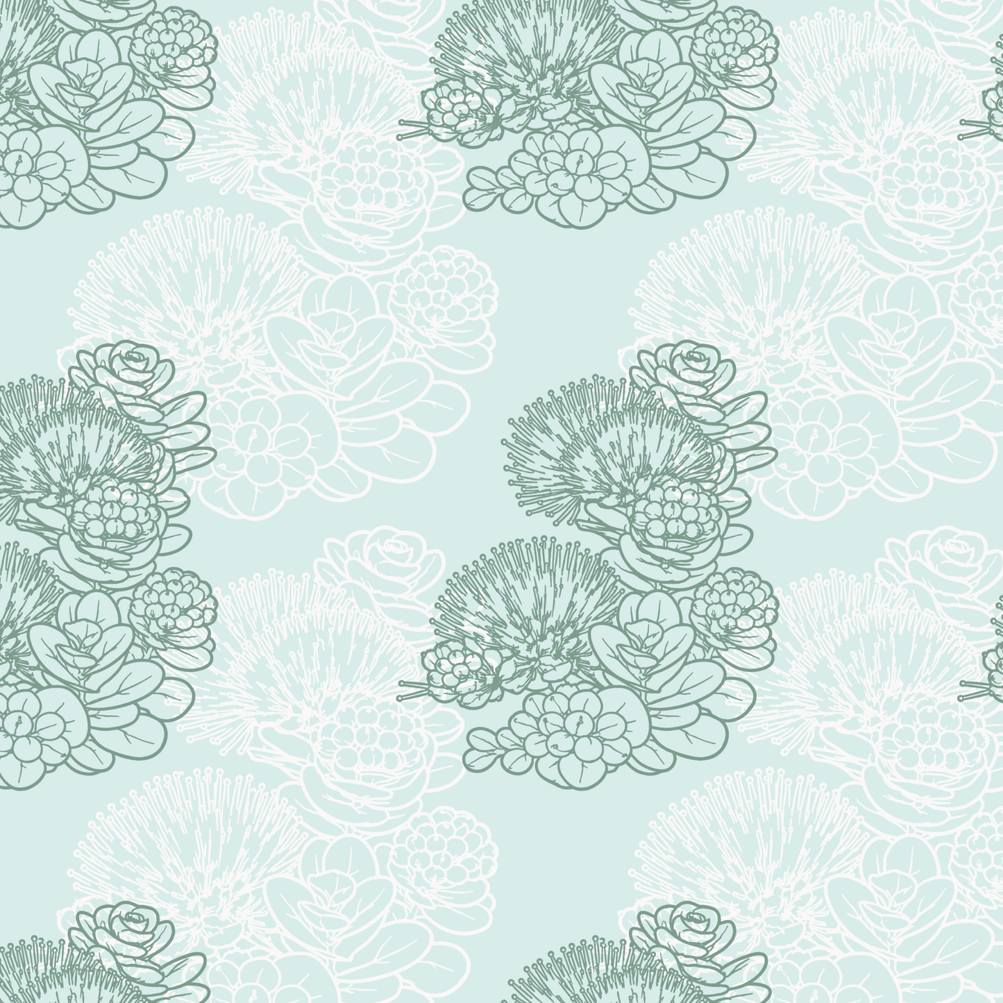 Minimal Ohia Lehua Repeat Surface Pattern