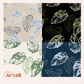 Monstera Lechleriana Repeat Surface Pattern #108