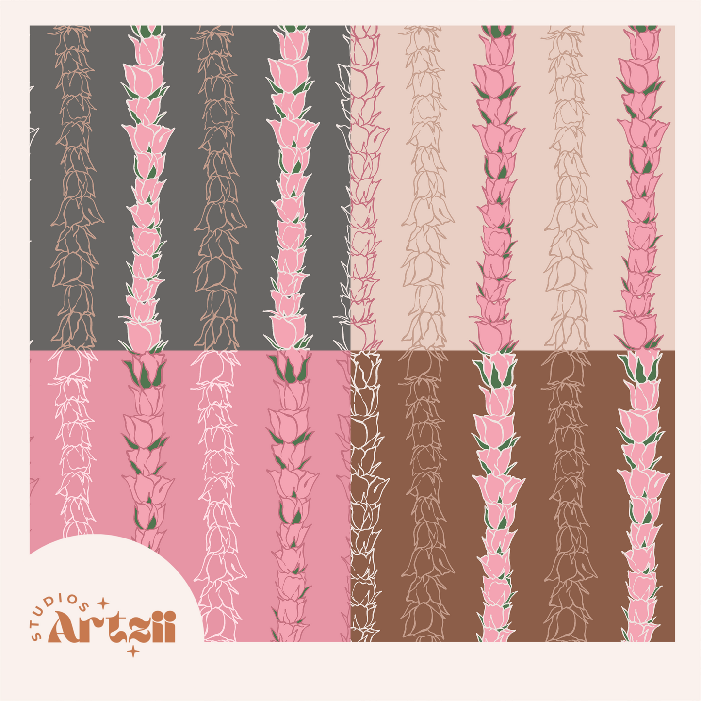My Lovely Lokelani Repeat Surface Pattern #52