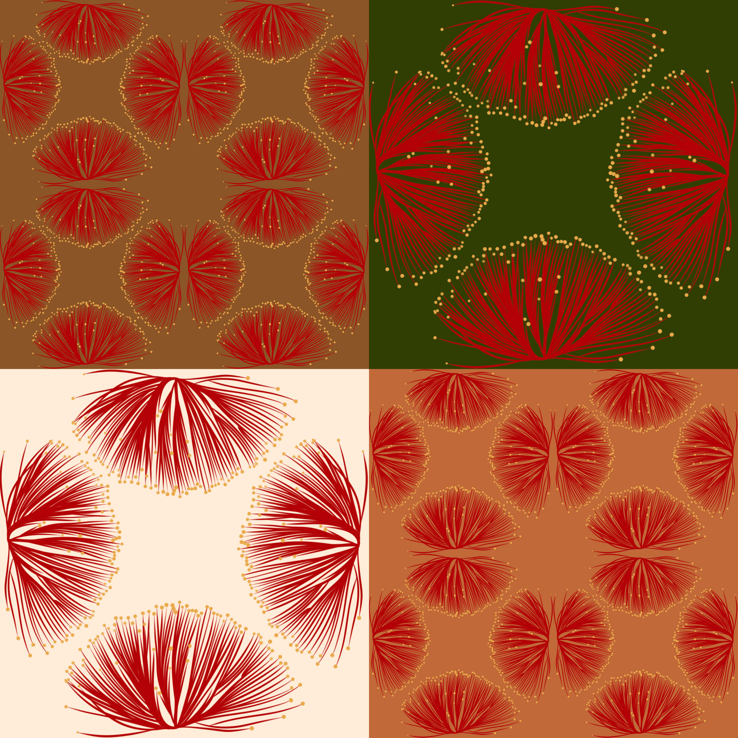 Ohia Lehua Repeat Surface Pattern