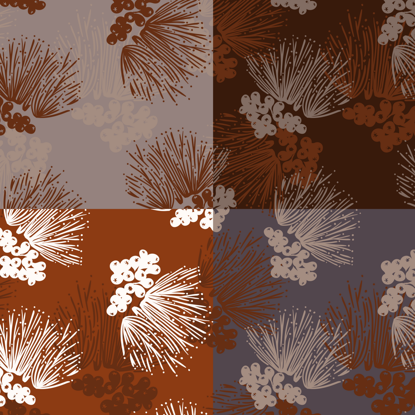 Ohia Lehua Repeat Surface Pattern #39