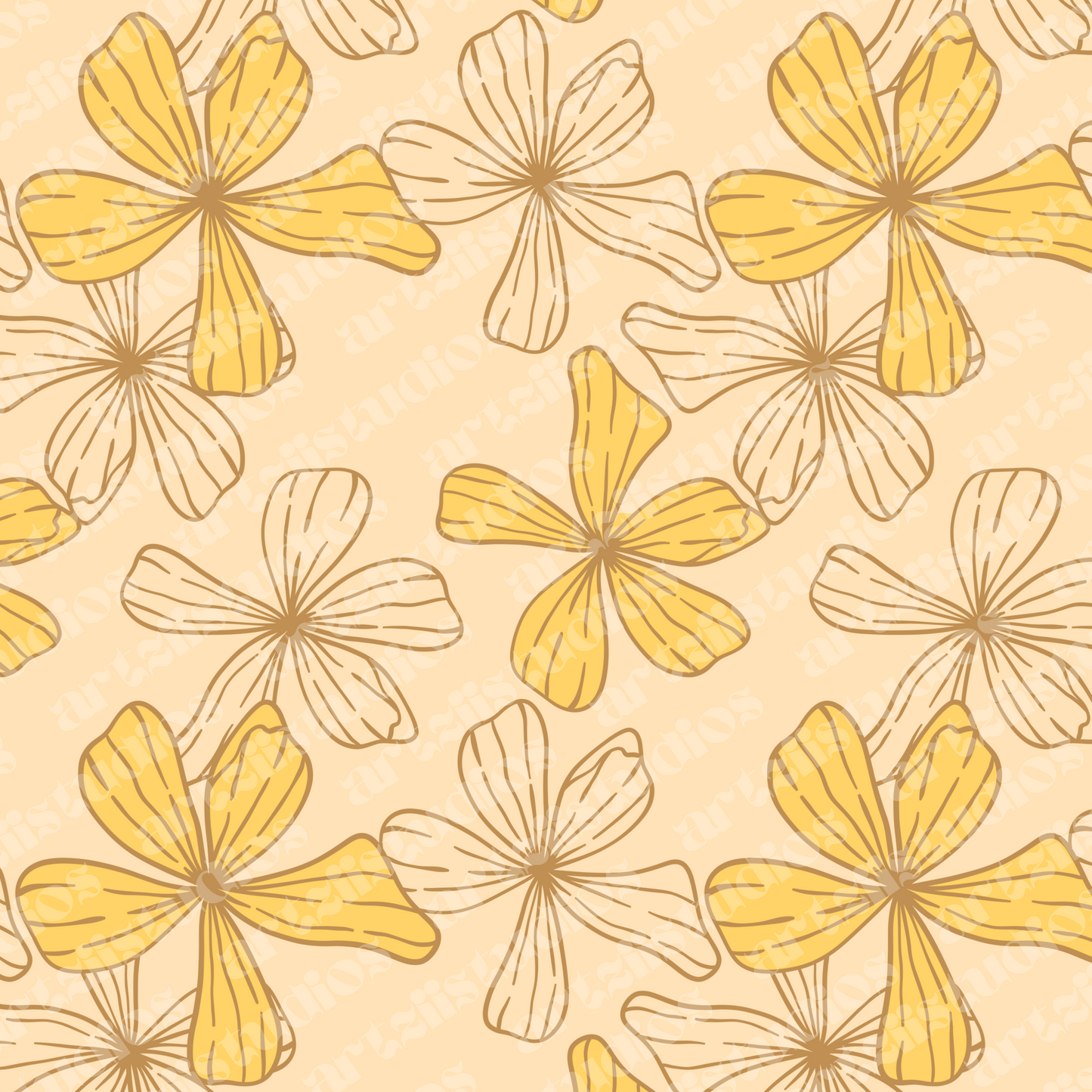 Petal Play Repeat Surface Pattern