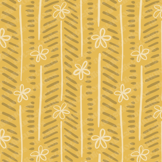 Plumeria Bow Repeat Surface Pattern