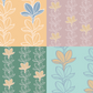 Plumeria Lei Repeat Surface Pattern