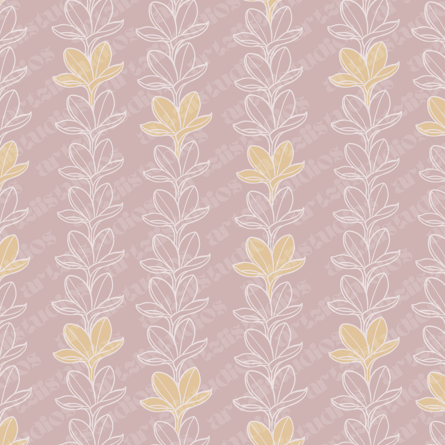 Plumeria Lei Repeat Surface Pattern