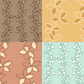 Plumeria Lei Repeat Surface Pattern