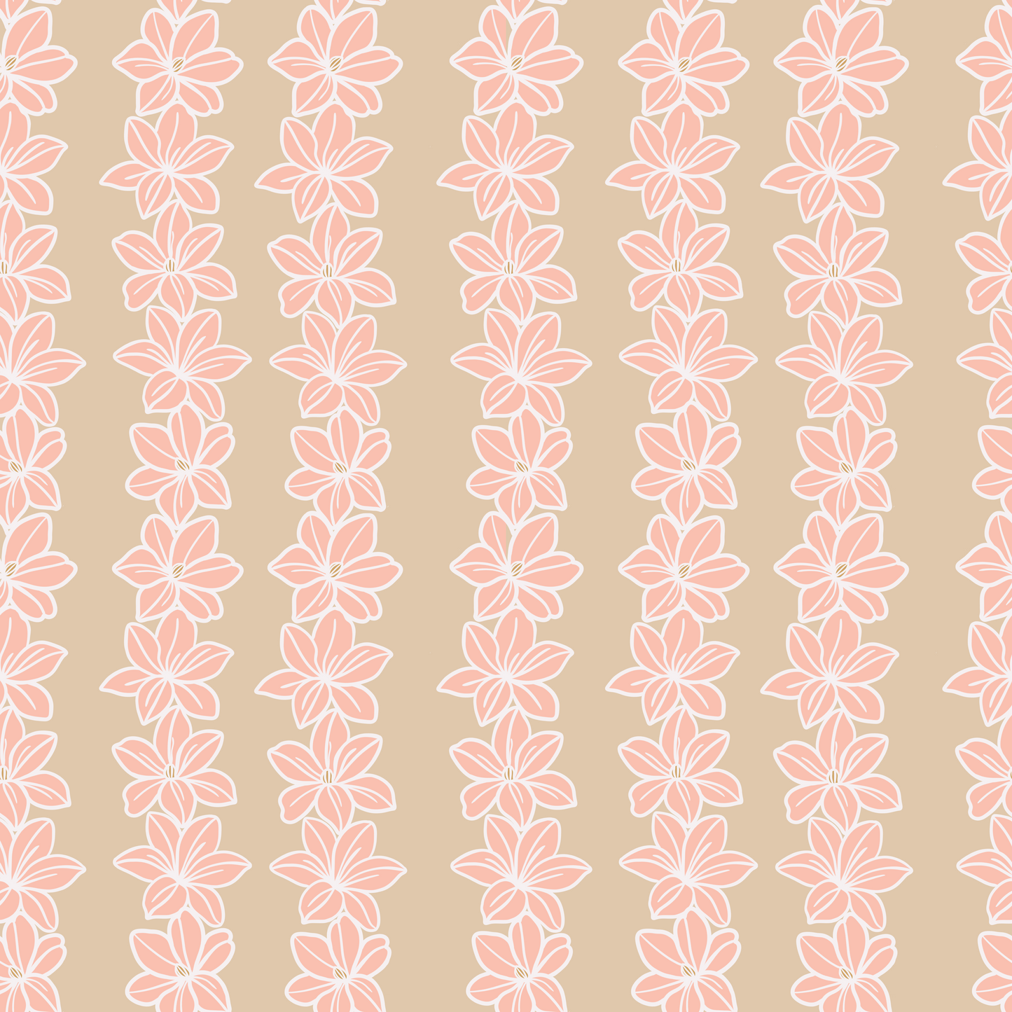 Plumeria Repeat Surface Pattern