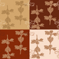 Plumeria Trio Repeat Surface Pattern