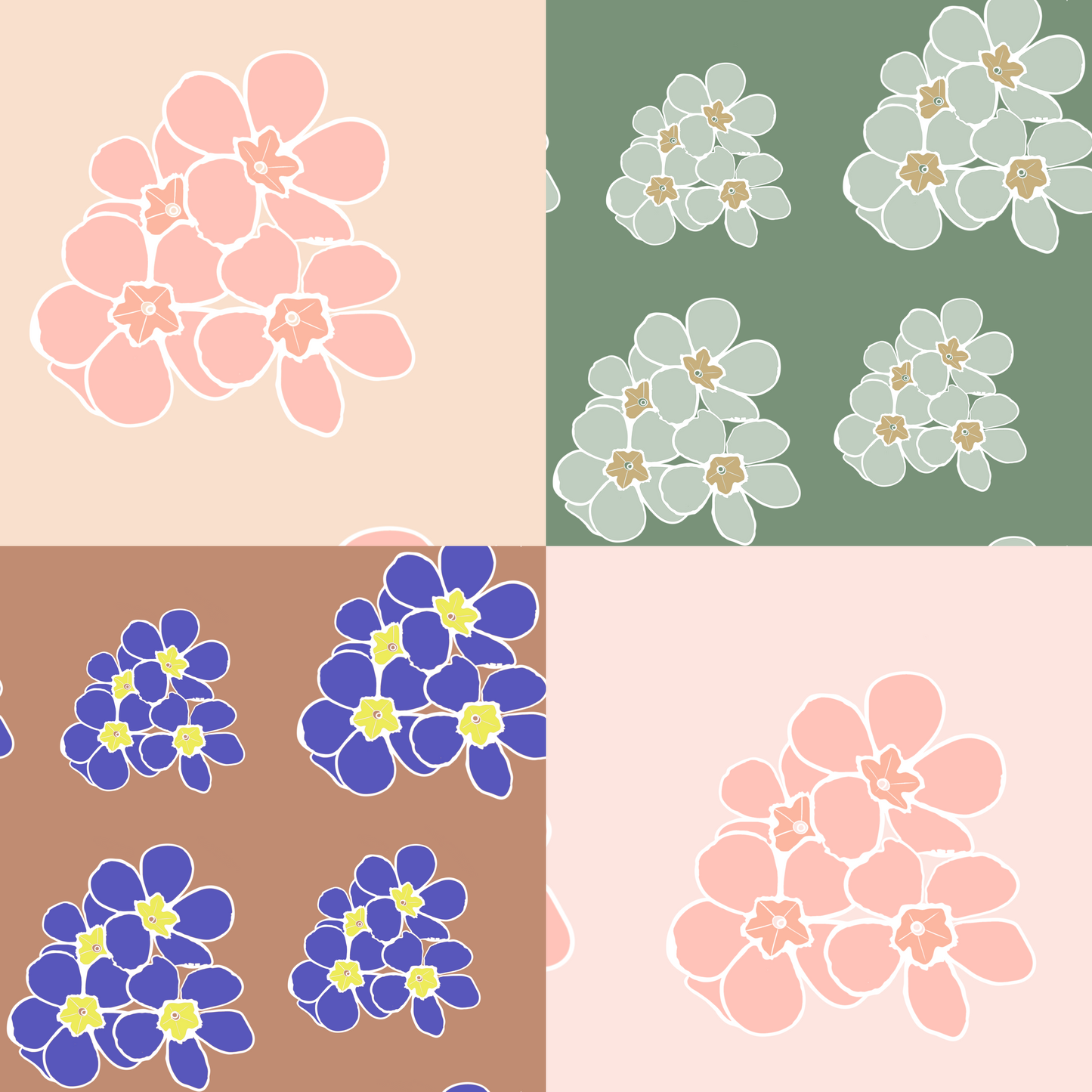 Primrose Repeat Surface Pattern