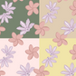 Mickey Naupaka Plumeria Surface Pattern Rachel Peterson
