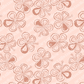 Retro Hibiscus Repeat Surface Pattern