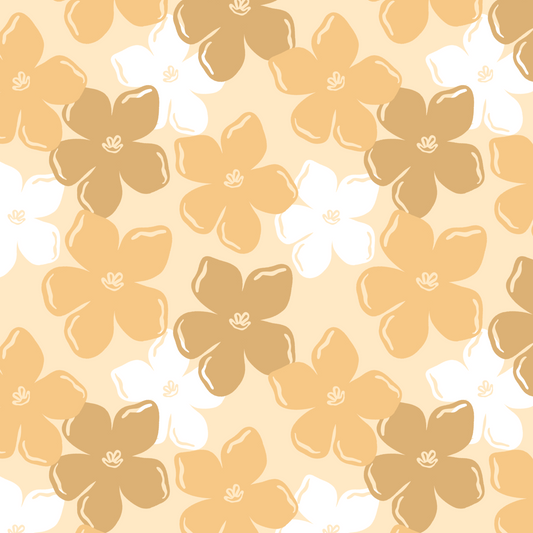 Retro Puakenikeni Repeat Surface Pattern