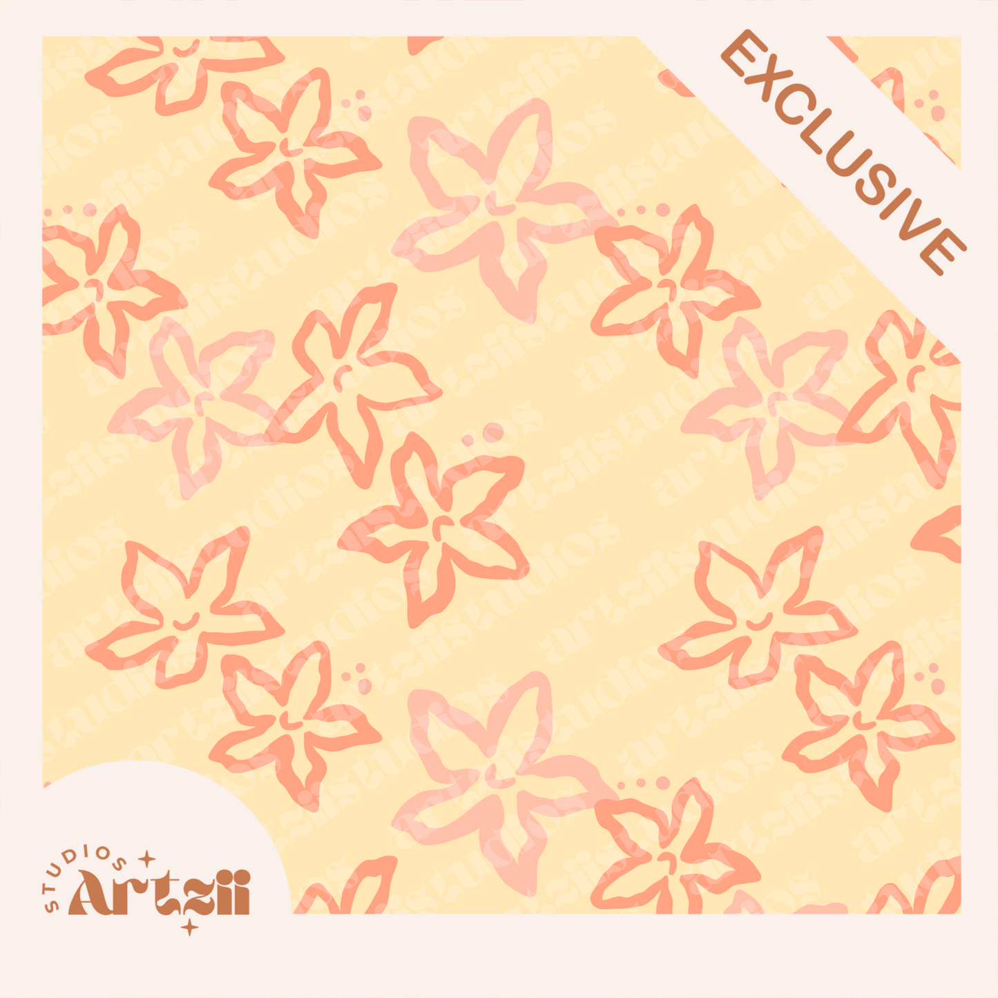 Sampaguita Repeat Surface Pattern #81