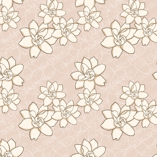 Sampaguita Fantasy Repeat Surface Pattern