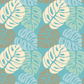 Bright Monsterra Surface Pattern