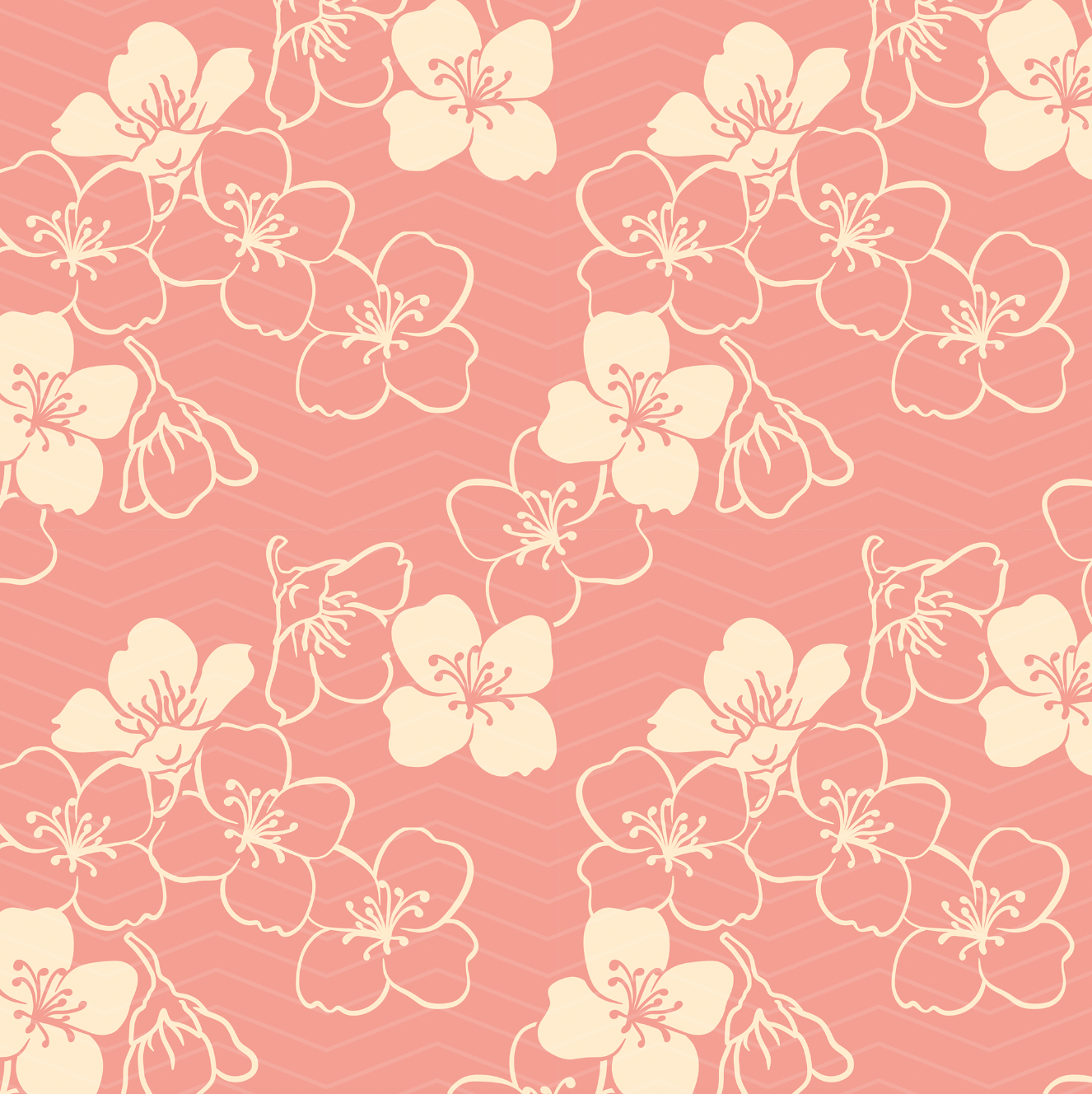 Cherry Blossom Surface Pattern