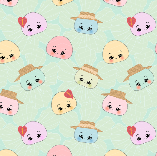 Hawaii Mochi Surface Pattern for The Mochi Mama