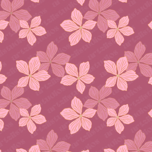 Hibiscus Dream Surface Pattern