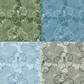 Tiare, Plumeria, Gardenia, Heliconia, and Hibiscus Surface Pattern for Kailanaho