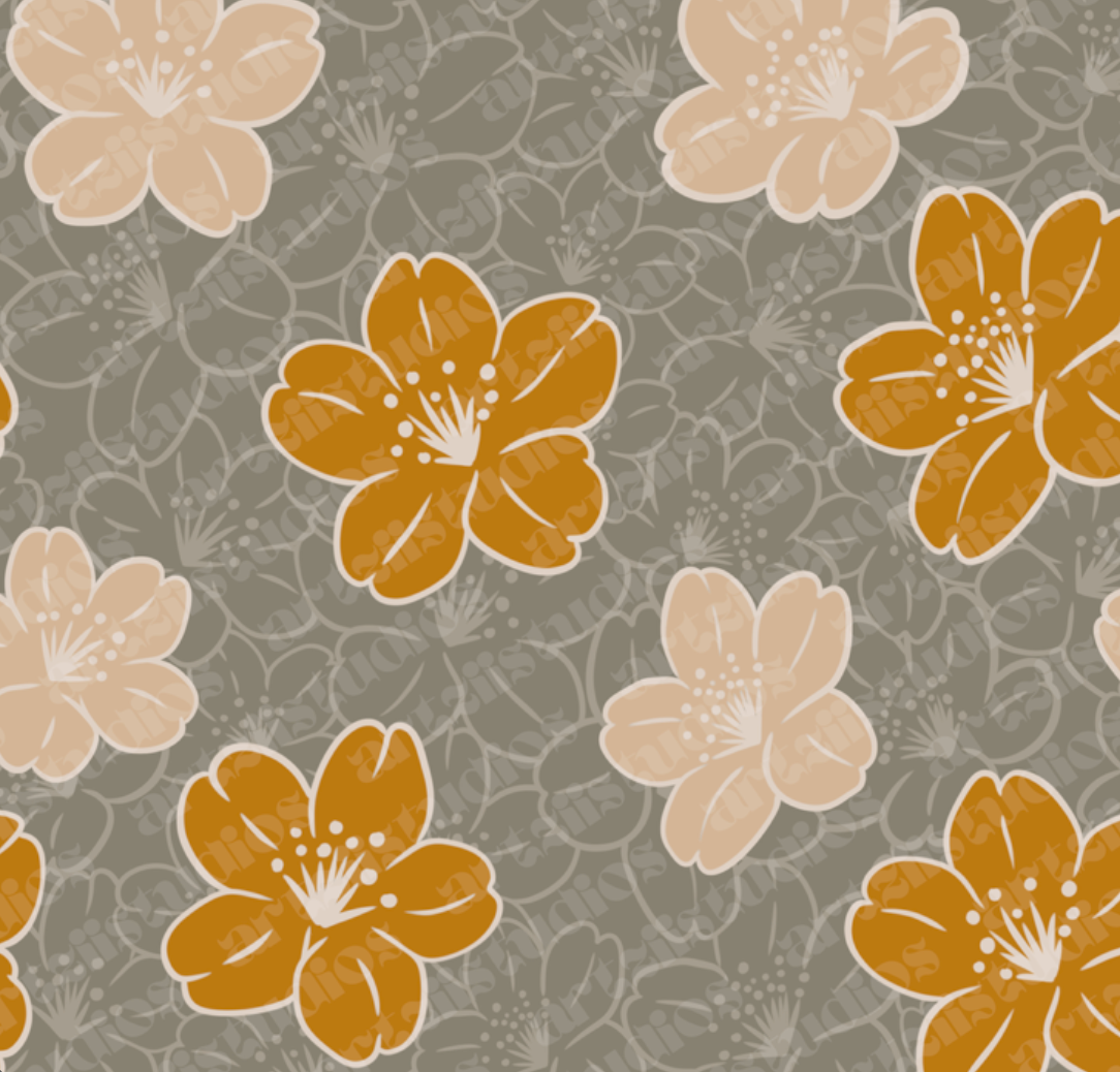 Plum Blossom Repeat Surface Pattern for Jay Greig