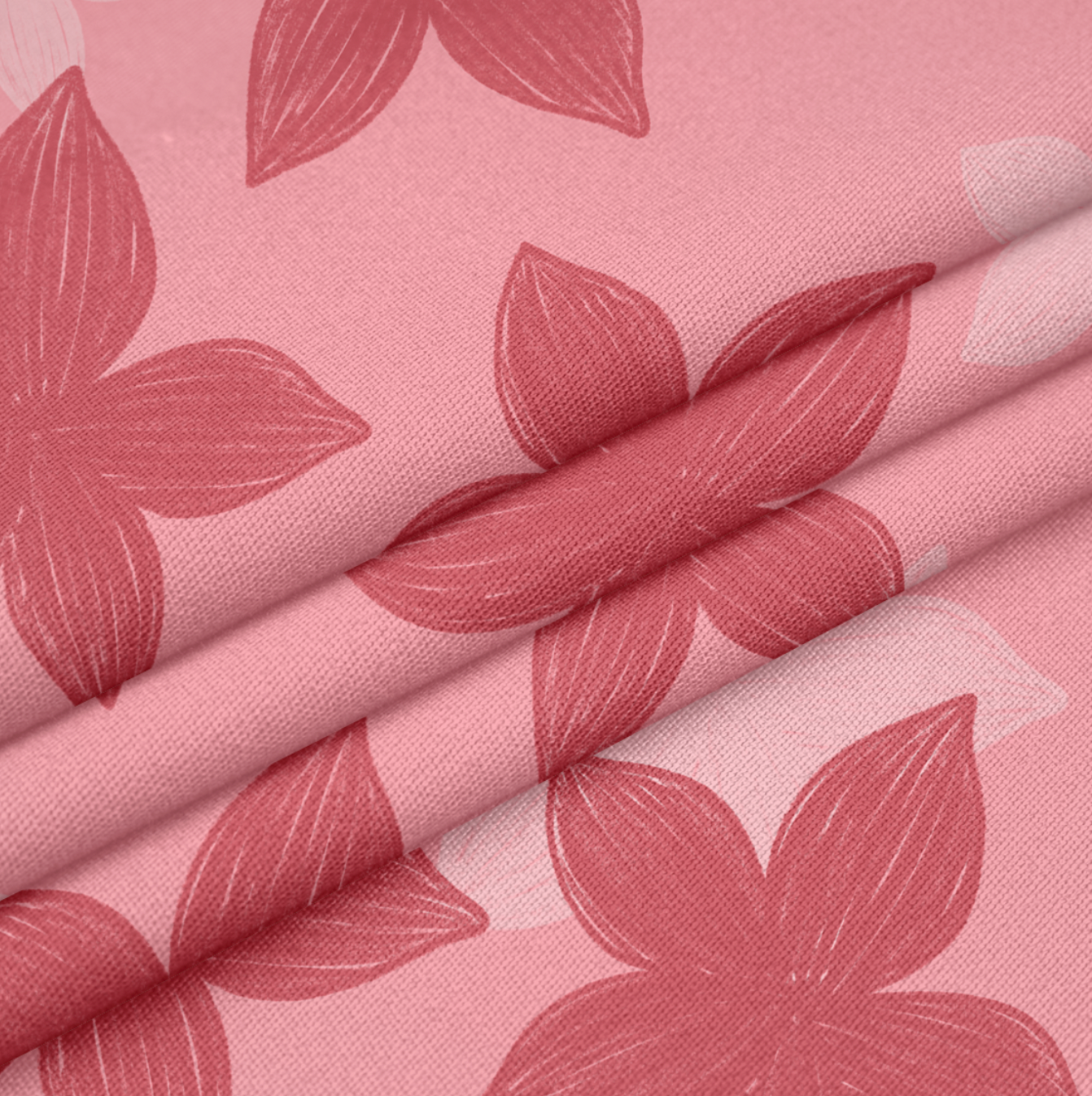 Sketch Plumeria Repeat Surface Pattern