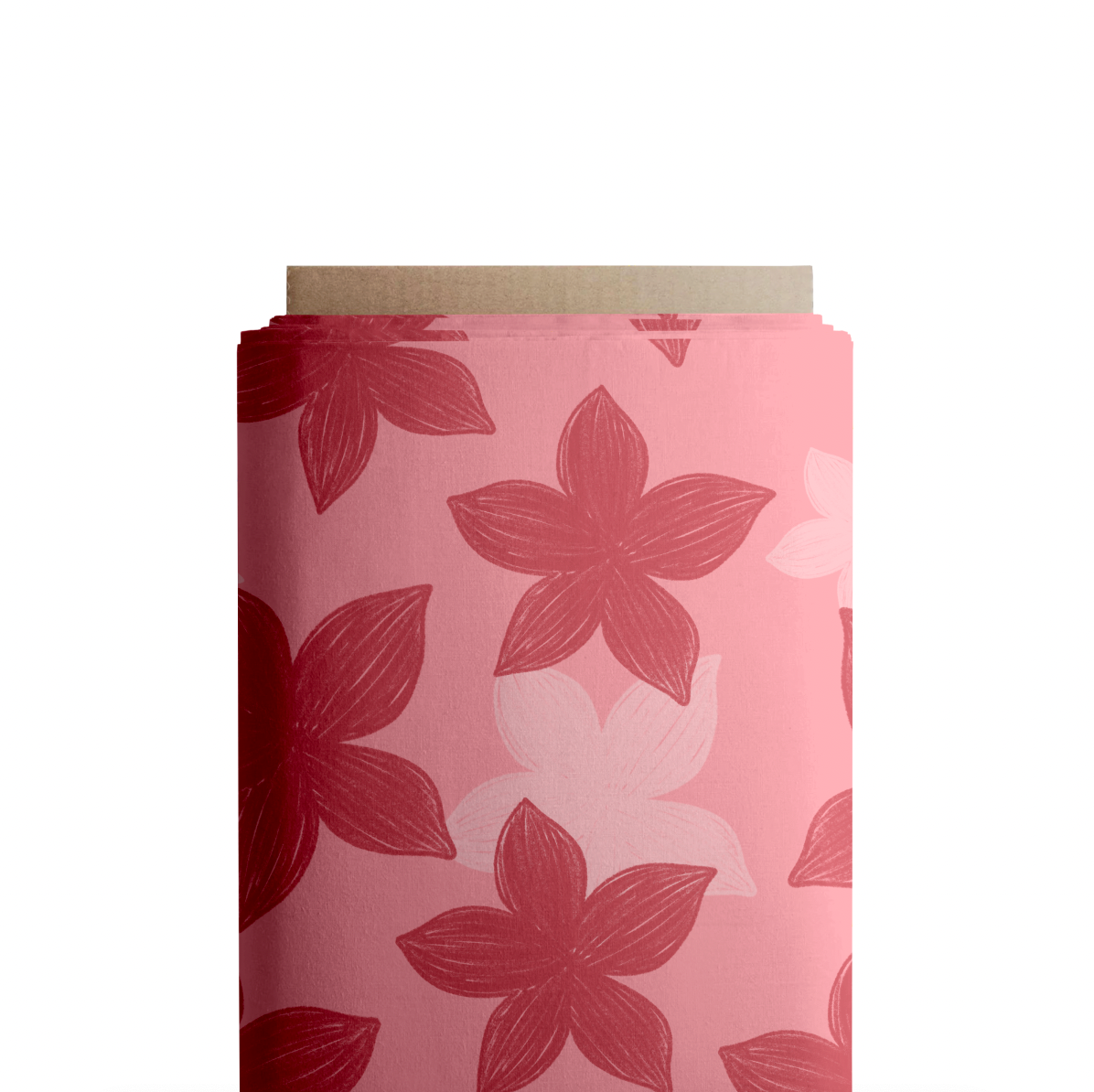 Sketch Plumeria Repeat Surface Pattern