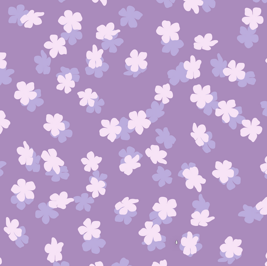 Scattered Flower Repeat Surface Pattern