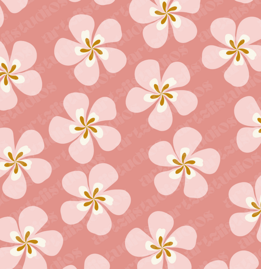 Groovy Hibiscus 2 Surface Pattern