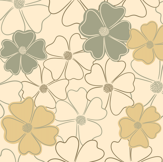 Groovy Flower Surface Pattern