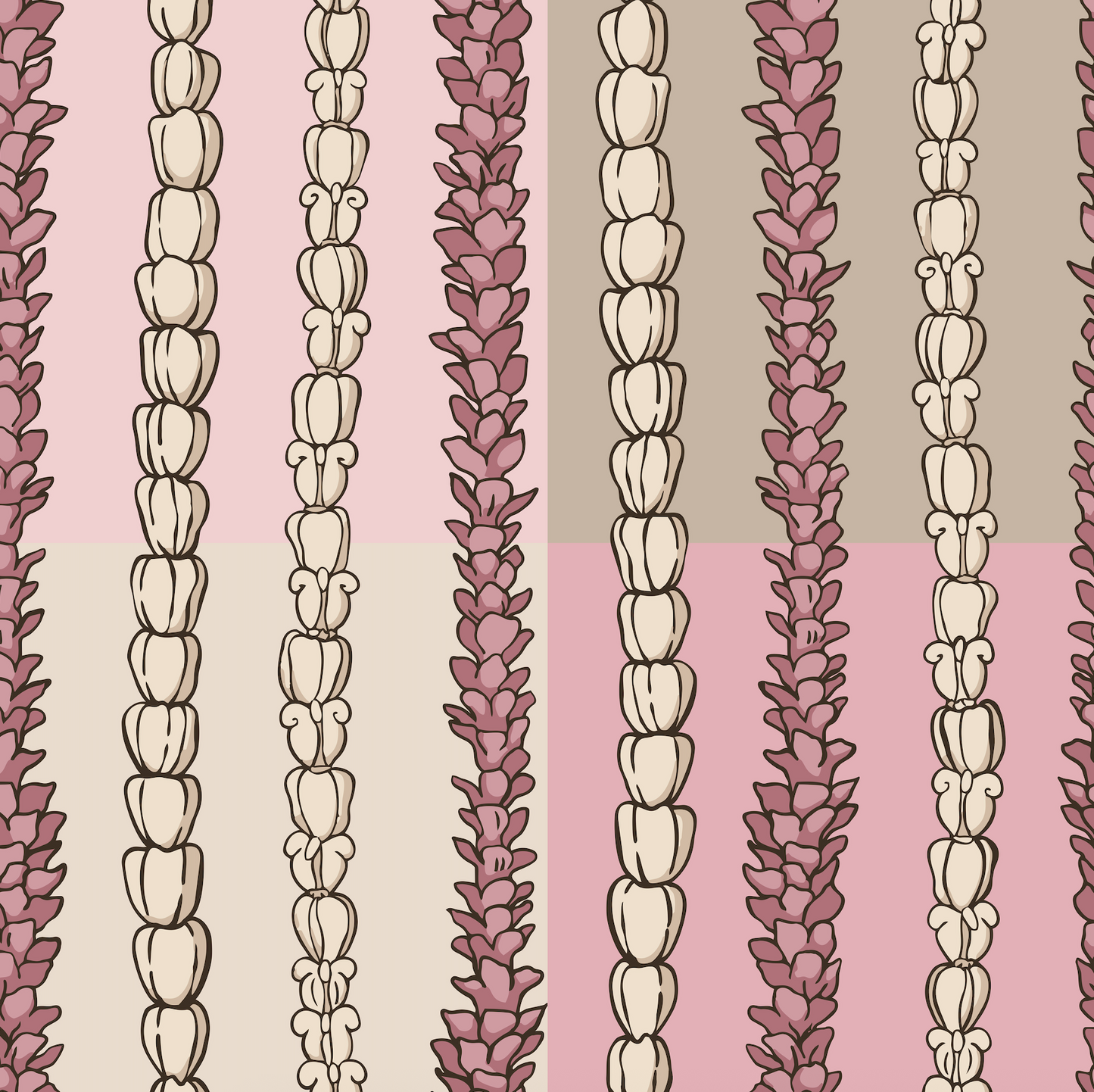 Lei Stand Repeat Surface Pattern