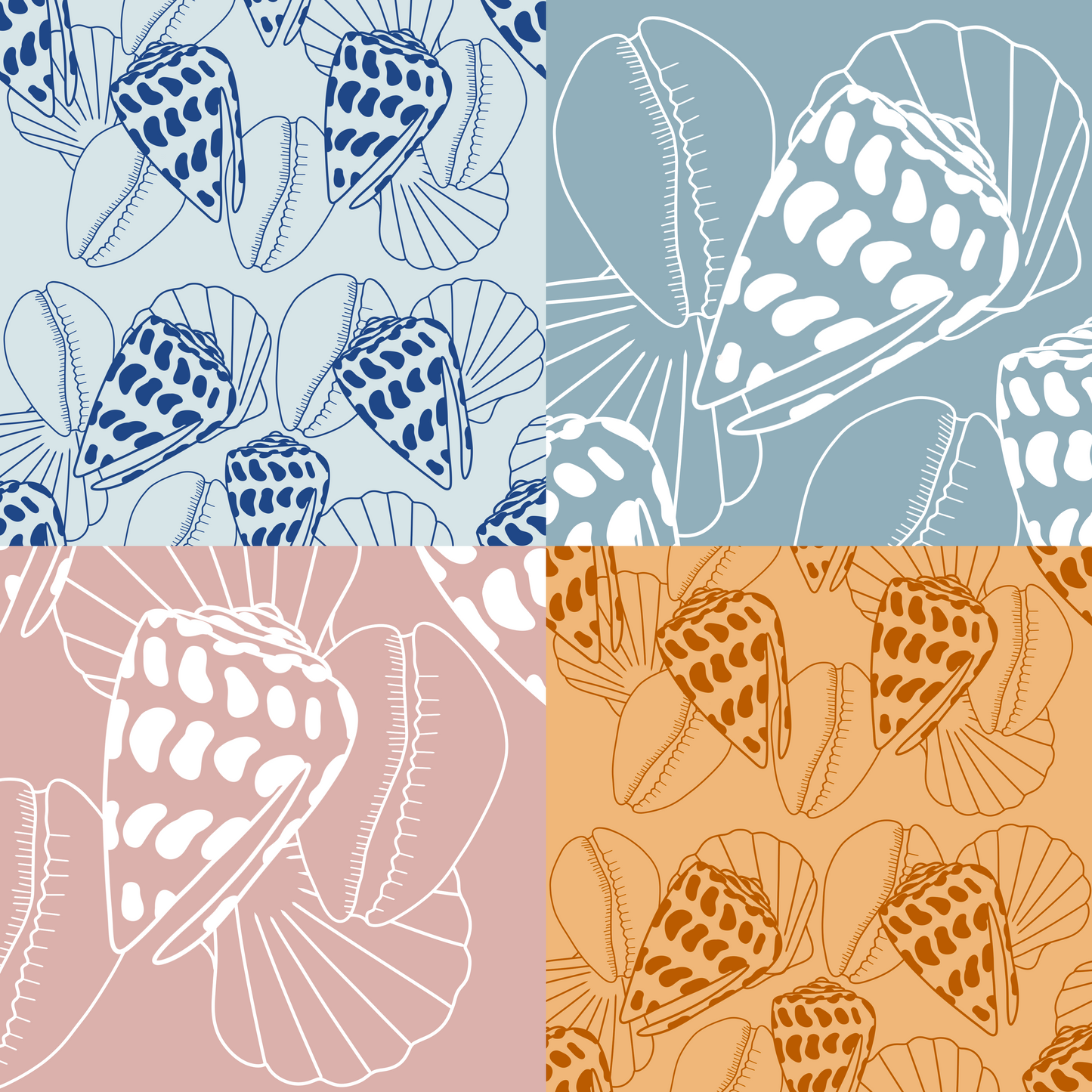 Shell Clusters Repeat Surface Pattern