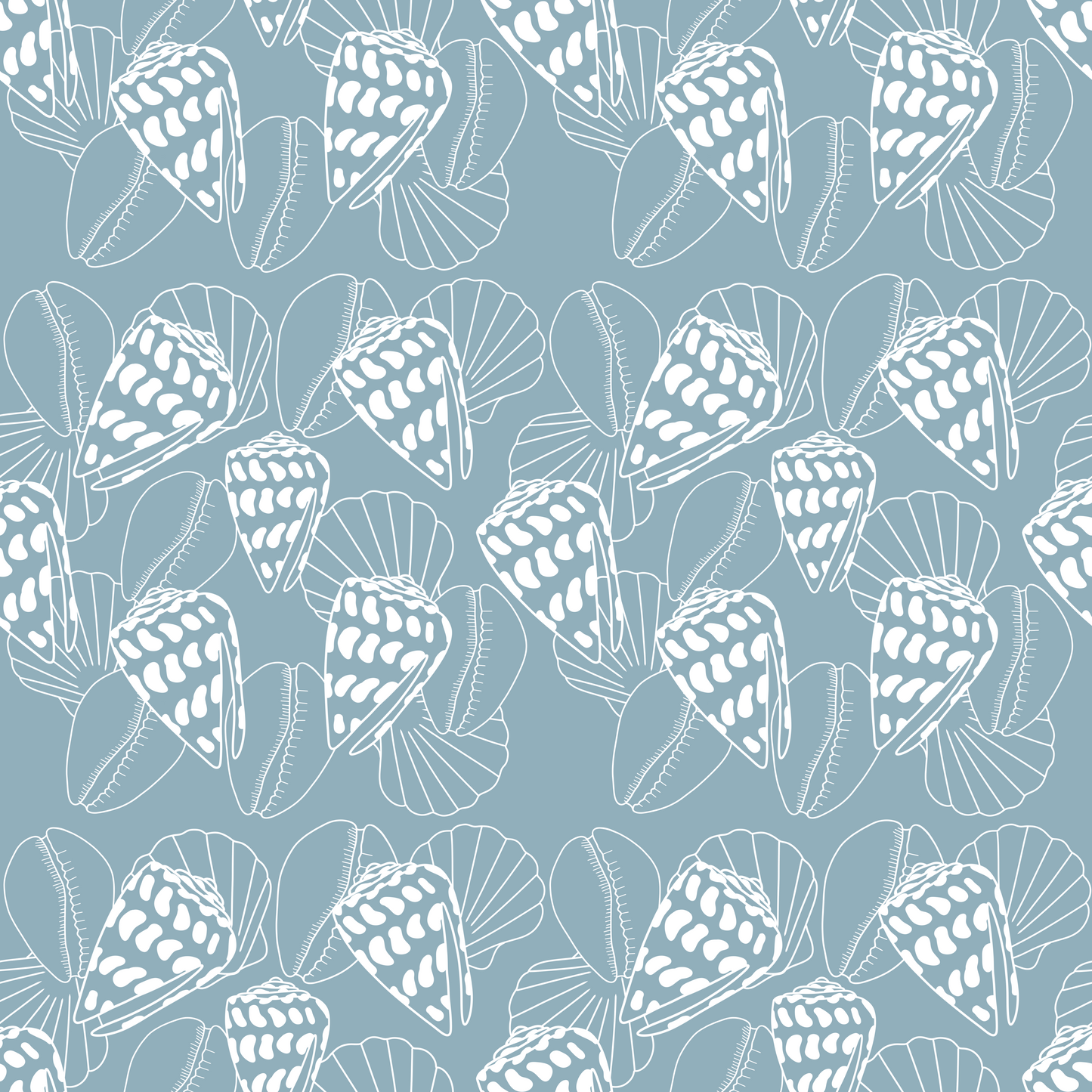 Shell Clusters Repeat Surface Pattern