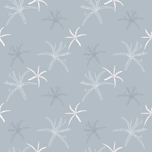 Spider Lily Trio Repeat Surface Pattern