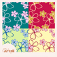 Summer Plumeria Repeat Surface Pattern #102