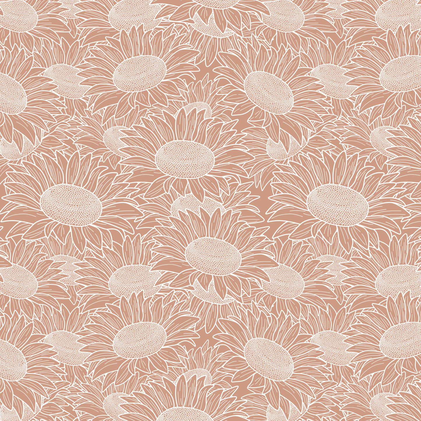 Sunflower Fields Repeat Surface Pattern