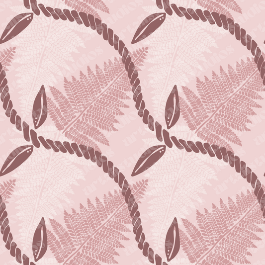 Ti Leaf Palapalai Repeat Surface Pattern
