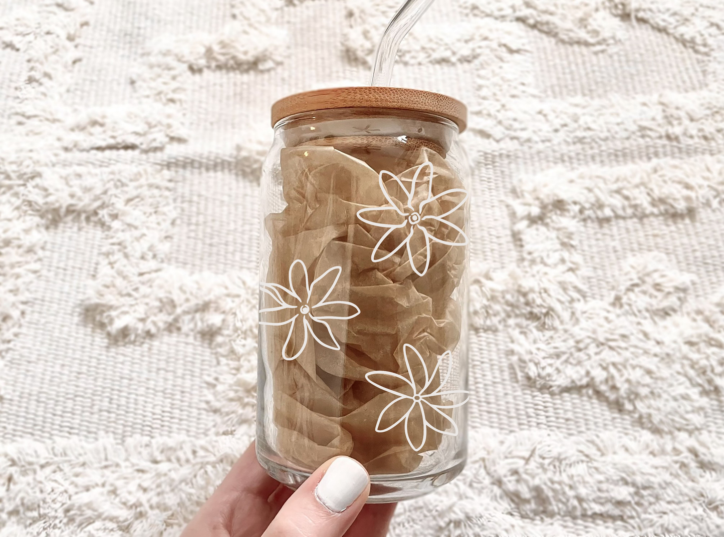 Tiare Glass Can Cup