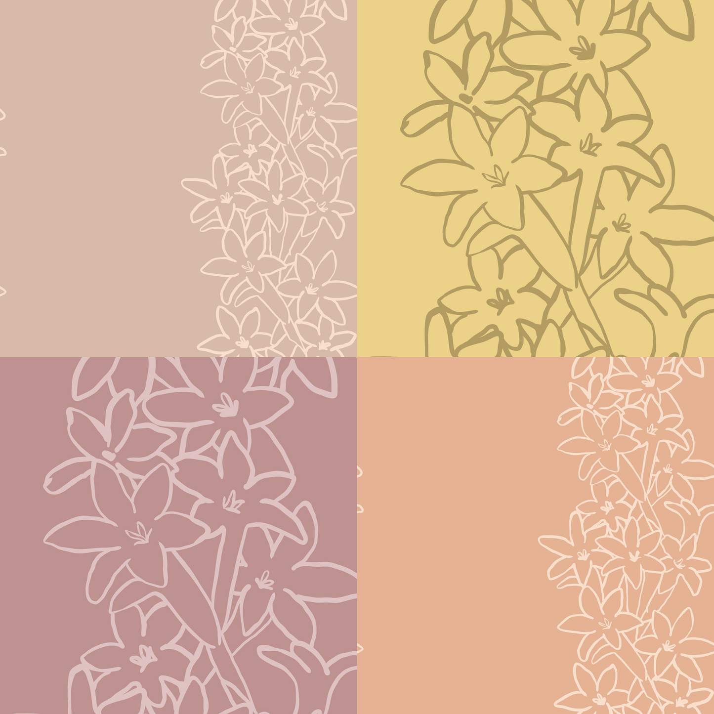 Tiare Repeat Surface Pattern