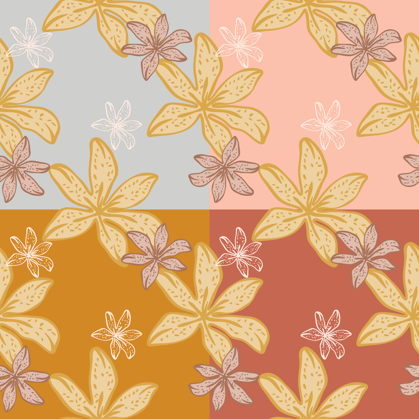 Tiger Lily Repeat Surface Pattern