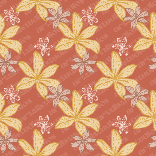Tiger Lily Repeat Surface Pattern