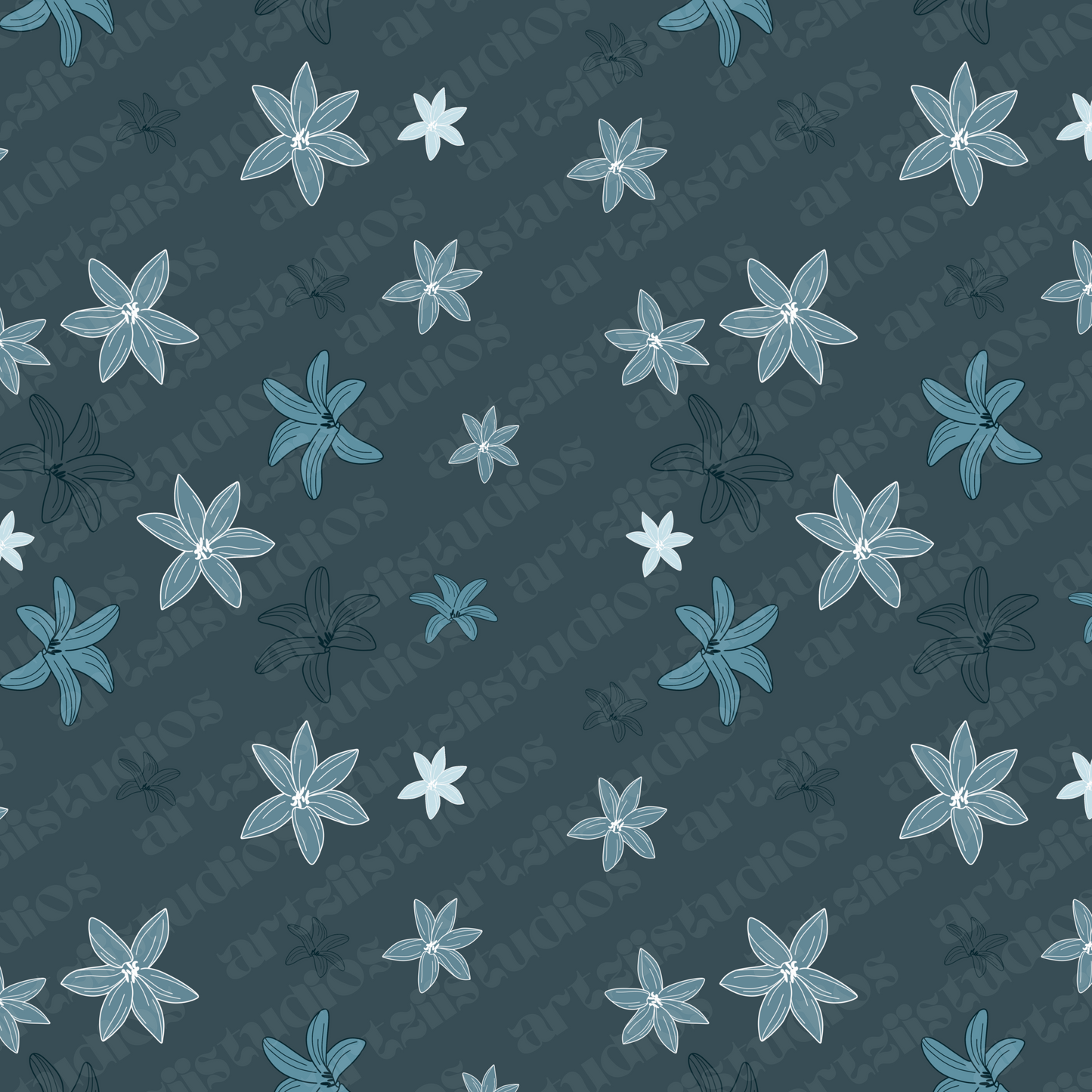 Tuberose petals Repeat Surface Pattern