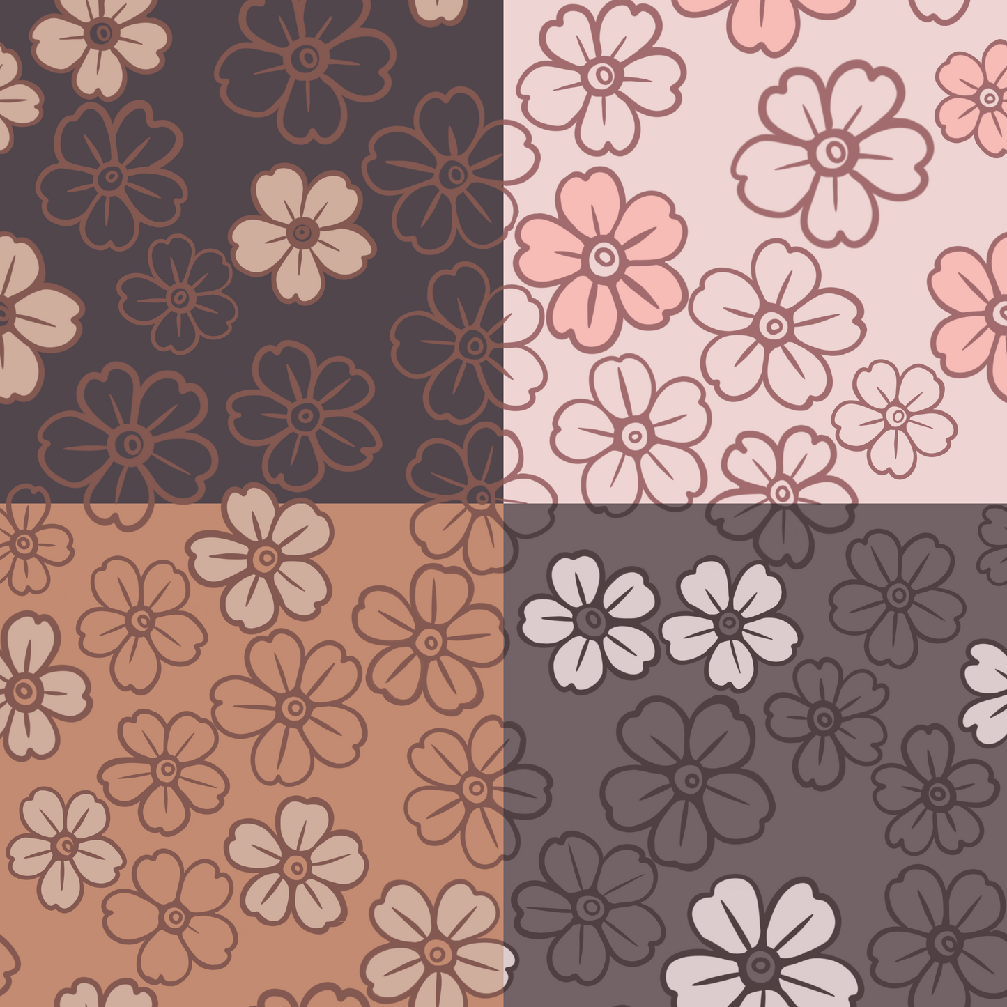 Mini Flower Repeat Surface Pattern