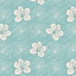 Blue Blossom Repeat Surface Pattern