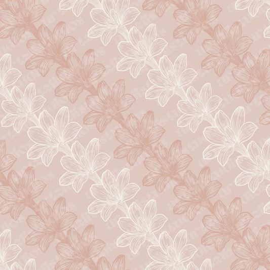 Lily Lei Repeat Surface Pattern
