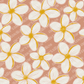 Butter Plumeria Repeat Surface Pattern