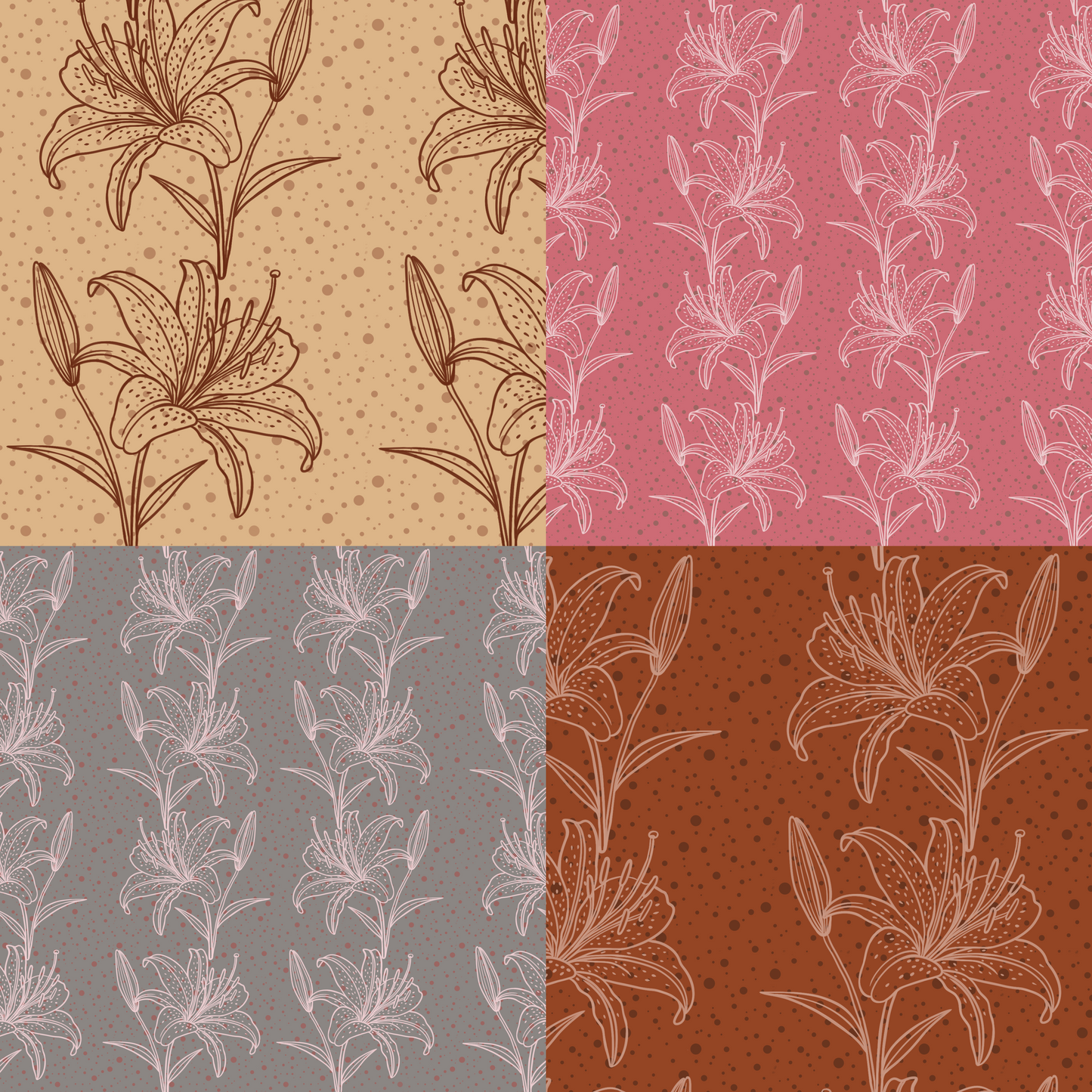 Lily Speckle Repeat Surface Pattern