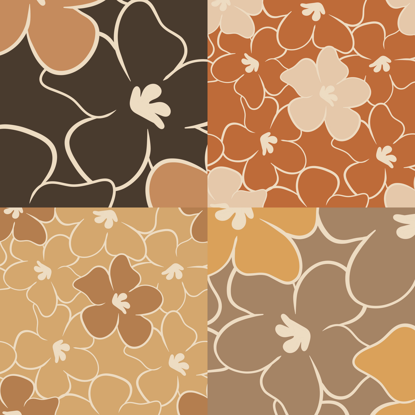 Fall Puakenikeni Repeat Surface Pattern