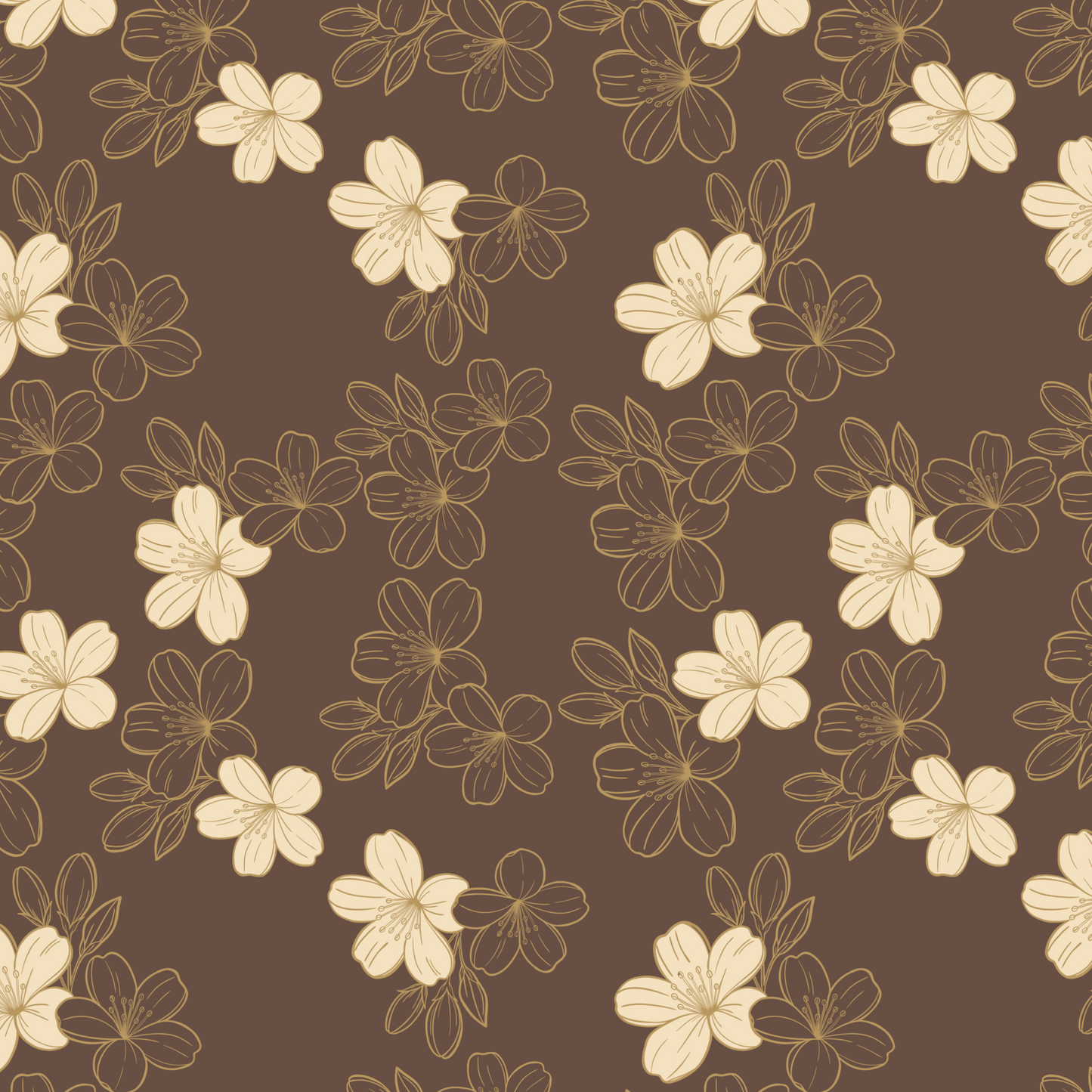 Cherry Blossom Dream Repeat Surface Pattern